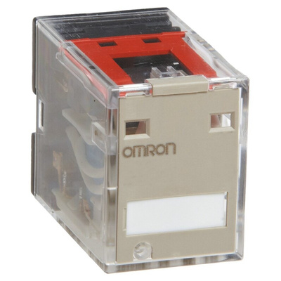Omron Plug In Power Relay, 120V ac Coil, 5A Switching Current, 4PDT