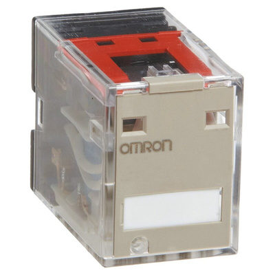 Omron Plug In Power Relay, 24V dc Coil, 5A Switching Current, 4PDT