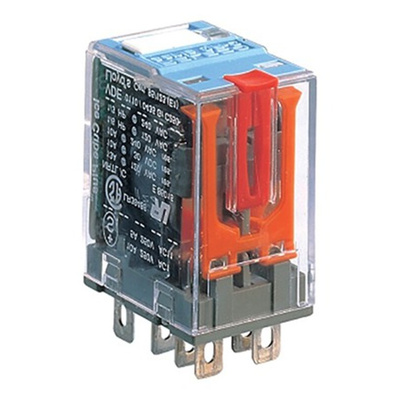 Turck Plug In Power Relay, 24V ac Coil, 10A Switching Current, DPDT