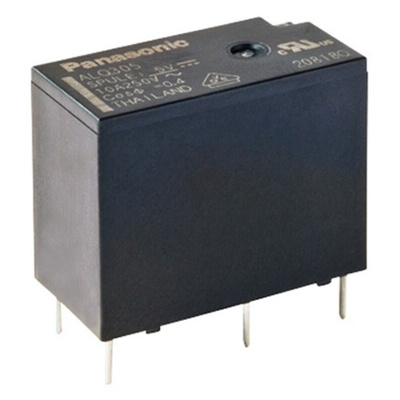Panasonic PCB Mount Power Relay, 24V dc Coil, 10A Switching Current, SPST