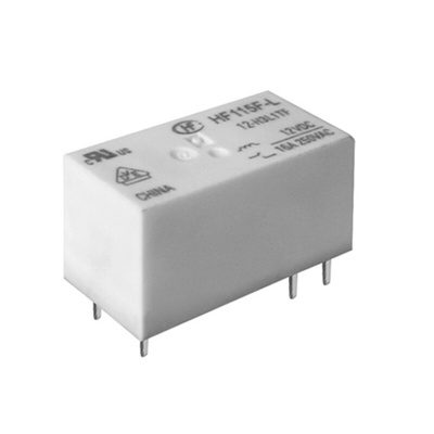 Hongfa Europe GMBH PCB Mount Latching Power Relay, 24V dc Coil, 20A Switching Current, SPST