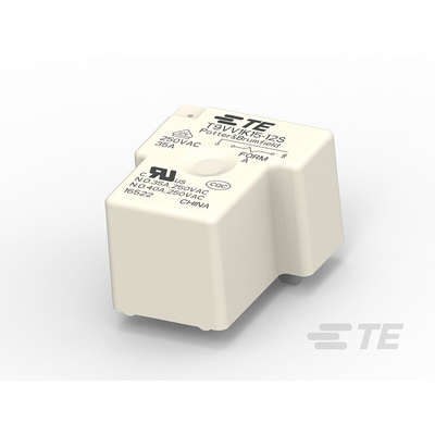 TE Connectivity PCB Mount Power Relay, 12V dc Coil, 40A Switching Current, SPST