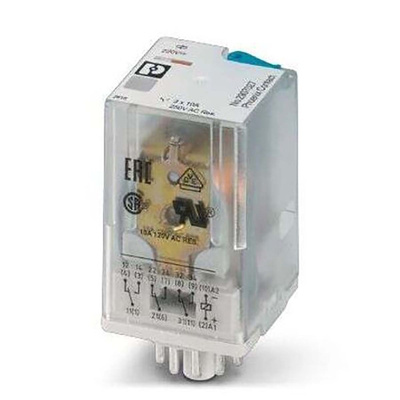 Phoenix Contact DIN Rail Power Relay, 220V dc Coil, 10A Switching Current