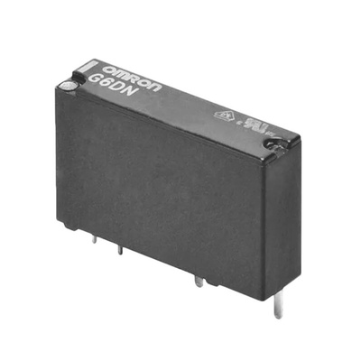 Omron PCB Mount Power Relay, 5V dc Coil, 5A Switching Current, SPST