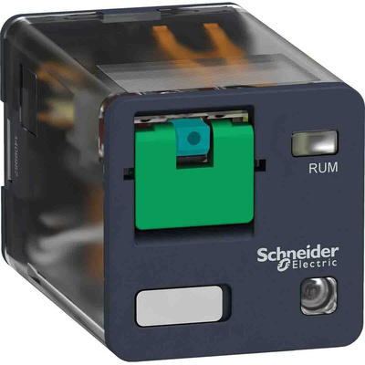 Schneider Electric Plug In Power Relay, 24V dc Coil, 10A Switching Current, 3PDT