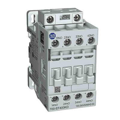 Rockwell Automation DIN Rail, Panel Mount Non-Latching Relay, 24 → 60V ac/dc Coil, 3A Switching Current