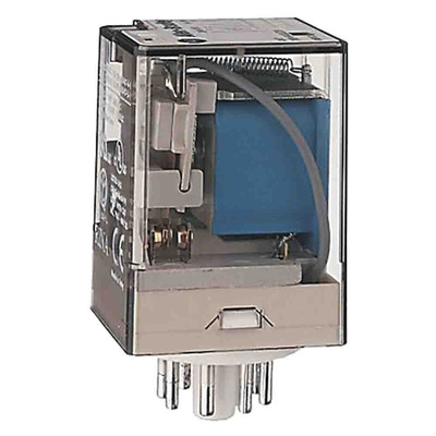 Rockwell Automation Plug In Non-Latching Relay, 120V ac Coil, 10A Switching Current, DPDT