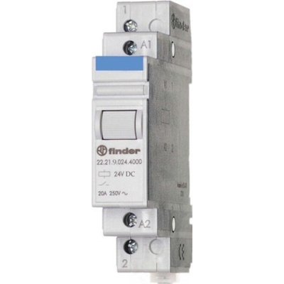 Finder DIN Rail Non-Latching Relay, 12V dc Coil, 20A Switching Current, SPST