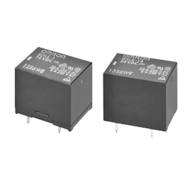 Omron PCB Mount Latching Power Relay, 48V Coil, 10A Switching Current, SPST-NO