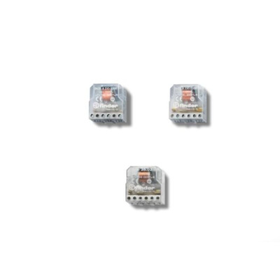 Finder Panel Mount Relay, 12V ac Coil, 10A Switching Current, DPST
