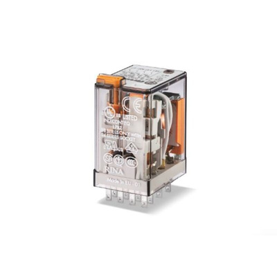 Finder Plug In Relay, 48V ac Coil, 7A Switching Current