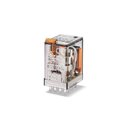 Finder Plug-In Mount Relay, 24V dc Coil, 7A Switching Current
