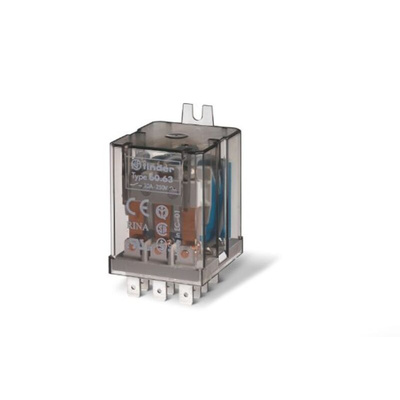 Finder Flange Mount Relay, 230V ac Coil, 10A Switching Current