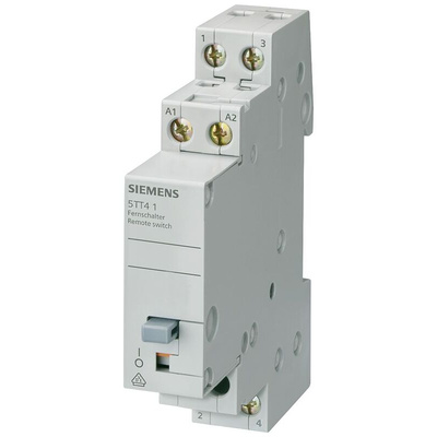 Siemens DIN Rail Latching Power Relay, 12V ac Coil, 16A Switching Current, DPST
