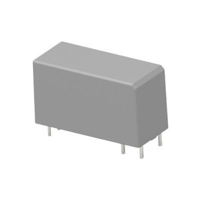 TE Connectivity PCB Mount Power Relay, 5V dc Coil, 16A Switching Current, SPST