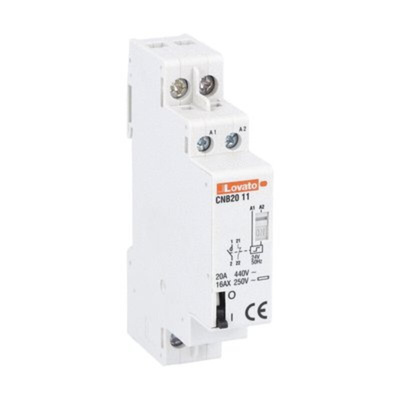Lovato DIN Rail Latching Latching Relay, 24V Coil, 20A Switching Current, SPDT