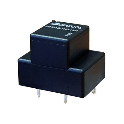 Durakool PCB Mount Power Relay, 12V dc Coil, 15A Switching Current, SPST-NO