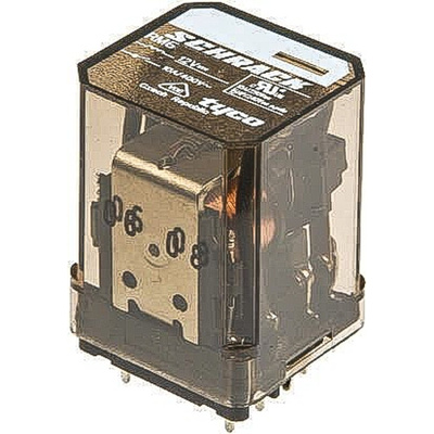TE Connectivity Flange Mount Power Relay, 230V ac Coil, 16A Switching Current, DPST