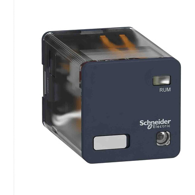 Schneider Electric Plug In Power Relay, 230V ac Coil, 10A Switching Current, 3PDT