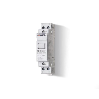 Finder DIN Rail Power Relay, 24V dc Coil, 16A Switching Current