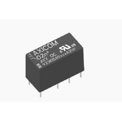 TE Connectivity PCB Mount Non-Latching Relay, 12V dc Coil, 3A Switching Current, DPDT
