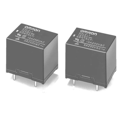Omron PCB Mount Relay, 24V dc Coil, 10A Switching Current, SPST-NO