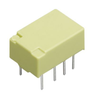 Panasonic PCB Mount Non-Latching Relay, 24V dc Coil, 11.7mA Switching Current, DPDT