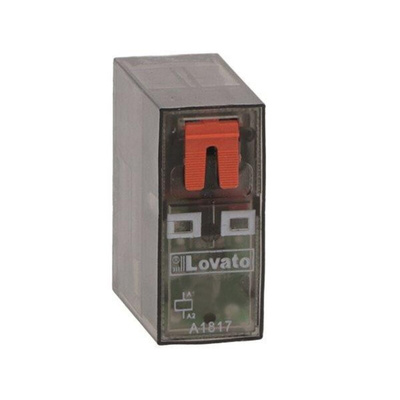 Lovato DIN Rail Non-Latching Relay, 110V dc Coil, 16A Switching Current, SPDT