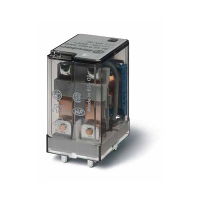 Finder Plug-In Mount Power Relay Module, 230V ac Coil, 12A Switching Current