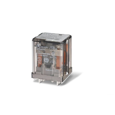 Finder PCB Mount Power Relay, 230V ac Coil, 16A Switching Current