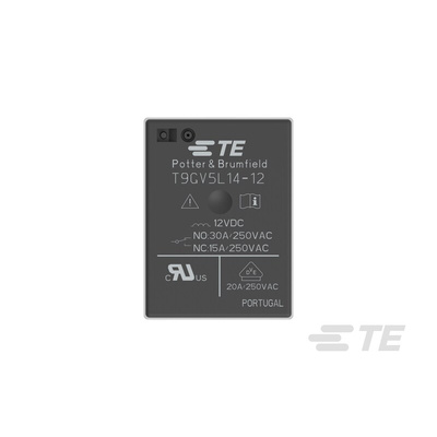 TE Connectivity Panel Mount Power Relay, 24V dc Coil, 100mA Switching Current, SPDT