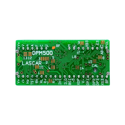 Lascar Digital Voltmeter DC, LCD Display 3.5-Digits ±1 %, 57 x 27 mm
