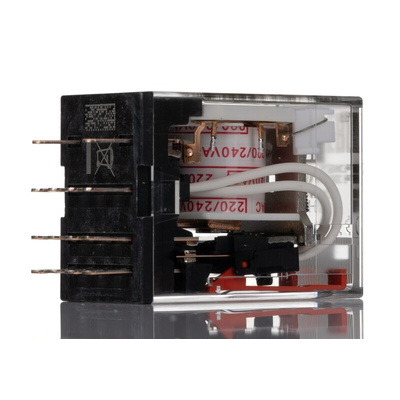 Omron Plug In Power Relay, 220 → 240V ac Coil, 3A Switching Current, 4PDT