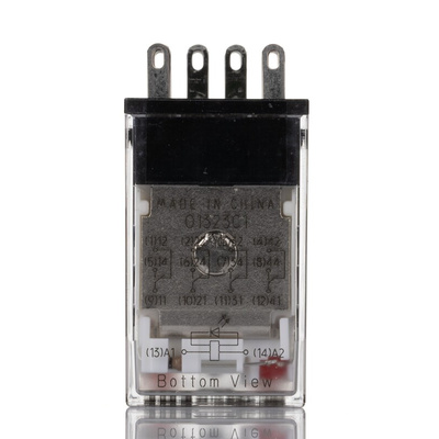 Omron Plug In Power Relay, 220 → 240V ac Coil, 3A Switching Current, 4PDT