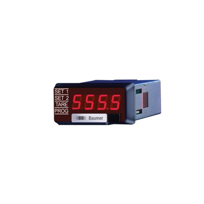 Baumer PA220.514AX01 , LED Digital Panel Multi-Function Meter for Current, Power, Voltage, 22.2mm x 45mm