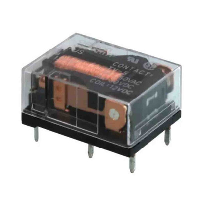 Omron PCB Mount Latching Power Relay, 3V dc Coil, 8A Switching Current, SPST