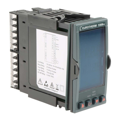 Eurotherm 2200 PID Temperature Controller, 96 x 48 (1/8 DIN)mm, 1 Output Relay, 85 → 264 V ac Supply Voltage