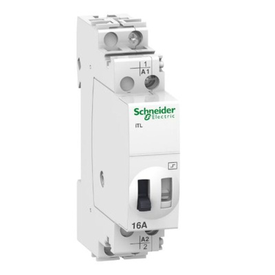 Schneider Electric DIN Rail Power Relay, 12 V ac, 6V dc Coil, 16A Switching Current