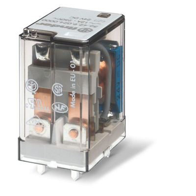 Finder PCB Mount Power Relay Module, 48V ac Coil, 20A Switching Current