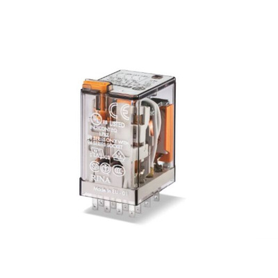 Finder Plug In Relay, 48V dc Coil, 7A Switching Current