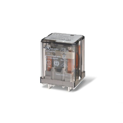 Finder PCB Mount Power Relay, 230V ac Coil, 16A Switching Current, DPST