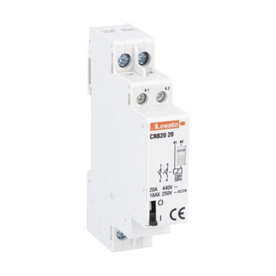 Lovato DIN Rail Latching Latching Relay, 230V Coil, 20A Switching Current, DPST