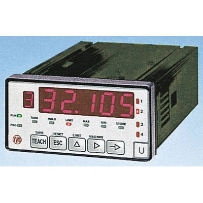 Baumer PA422.064AX01 , LED Digital Panel Multi-Function Meter for Current, Voltage, 93mm x 45mm