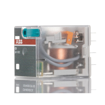 ABB Plug In Power Relay, 24V dc Coil, 12A Switching Current, SPDT