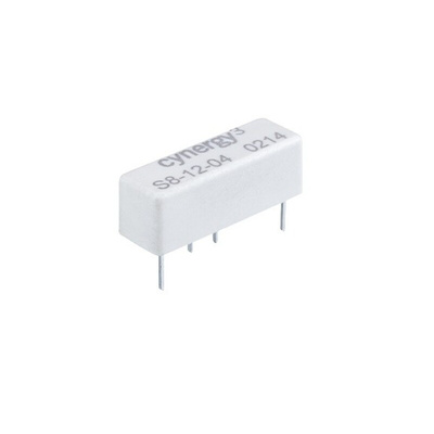 Sensata / Cynergy3 PCB Mount Reed Relay, 12V dc Coil, SPST, 1000V Max, 1 A Max, 750Ω