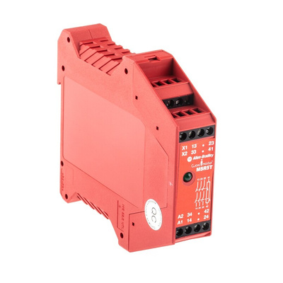 Rockwell Automation Single-Channel Safety Switch/Interlock Safety Relay, 24V ac/dc, 3 Safety Contacts