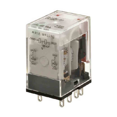 Omron Non-Latching Relay, 24V dc Coil, 5A Switching Current, DPDT