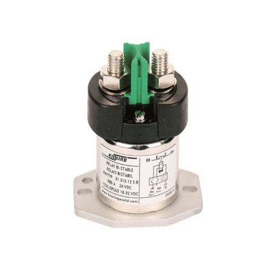 TE Connectivity Surface Mount Non-Latching Relay, 24V dc Coil, 300A Switching Current, SPST