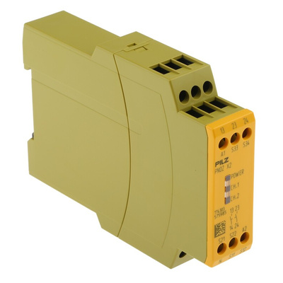Pilz Dual-Channel Light Beam/Curtain, Safety Switch/Interlock Safety Relay, 24V ac/dc, 2 Safety Contacts