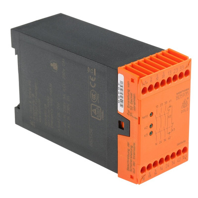 Dold Single/Dual-Channel Emergency Stop Safety Relay, 24V dc, 4 Safety Contacts